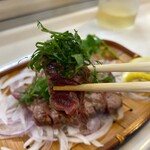 ステーキハウス スエ - ヒレのタタキ