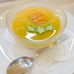 ステーキハウス スエ - 冷製茶碗蒸し