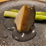 長谷川 稔 - 鮑　グリーンアスパラ