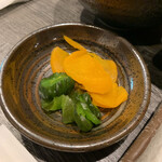 とんかつ 大喜 - 漬物