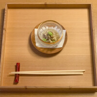 祇園 川上 - はも　卵とじ