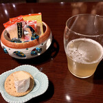 迎帆楼 - ラウンジにてのサービス品