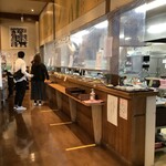農村レストラン 筑膳 - 店内(ビュッフェコーナー)