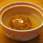 寿司・割烹 かぶら - おまかせミニ会席 芽生（蓮根饅頭）