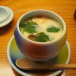 寿司・割烹 かぶら - おまかせミニ会席 芽生（茶碗蒸し）