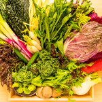 肉割烹 赤坂喰心 - 四季を彩る新鮮野菜