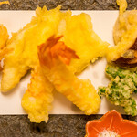 【天婦羅盛り合わせ】