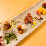 肉割烹 赤坂喰心 - 【牛冷菜盛合せ】