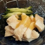 食事処 居酒屋 こまつ - マンボウ小腸酢味噌480円