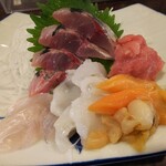 金町製麺 - 刺身盛