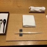 日本料理 e. - セッティング＠2020/7