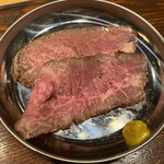鶴亀 - 宮崎牛のローストビーフ