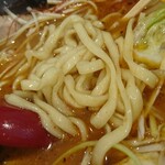 麺処 メディスン麺 - 麺のアップ