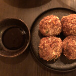 ナンリ亭 - 牛肉コロッケのようなポテトサラダ