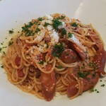 ボーノ - チョリソーのトマトソースパスタ