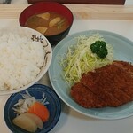 おそめ - サービスカツ定食