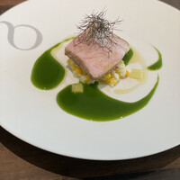 アコルドゥ - バーク豚　ウイキョウのソース
                    とうもろこしのリゾット