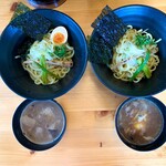 ジビエラーメン 山くじら - 熊つけ麺と猪つけ麺の比較