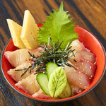Yellowtail pickled rice bowl