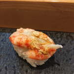 波岸 - 北海しまエビの握り