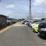 日本海 - 知らぬ間に駐車場も一杯に