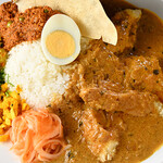 White fish curry & keema