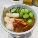 Uo Bei Chiba Nyu Taun Ten - 夏野菜たっぷり冷製茶碗蒸し