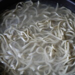 ラーメンエース - 麺茹で中～