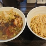 Ganso Chuukatsukemen Daiou - 野菜つけ麺 900円 大盛100円
