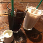 プー横丁 - アイスコーヒー 微糖
      ミルクティー（アイス）微糖