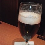神楽坂 和食 千 - ビールで乾杯♪