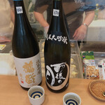 立ち呑み　庫裏 - 日本酒　カウンターでいただきました