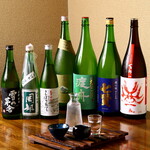 Shusai Okame - 日本酒の資格を持つスタッフが居ます。厳選した日本酒を取り揃えております。