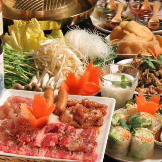 肉好きの方おすすめ 2h飲み放題付 タイ式焼肉 ムーガタコース 1人5500円 税込 2名様から可能 タイ料理 タイダイニングプラーローマー 渋谷店 渋谷 タイ料理 食べログ