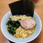 横濱ラーメン あさが家 - ラーメン770円麺硬め。海苔増し150円。