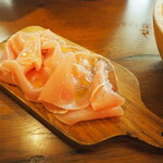 塊 ミートバル - 生ハム盛り