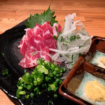 肉と野菜と日本酒と・・・ バリク - ・霜降り馬刺