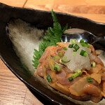 肉と野菜と日本酒と・・・ バリク - ・塩辛セロリ