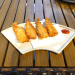 恵比寿 箸庵 - 鱚の梅しそ揚げ