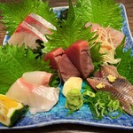 Susaki Uogashi Uotaka - 須崎の鮮魚 5種盛合せ