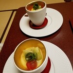 みやじまの宿 岩惣 - 強肴  これも冷たくてさっぱり  素敵な器でした