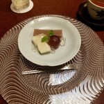 みやじまの宿 岩惣 - 水菓子  水羊羹が口溶けサラサラで満腹でも入ります