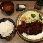 味のとんかつ 丸一 - ロースランチ定食