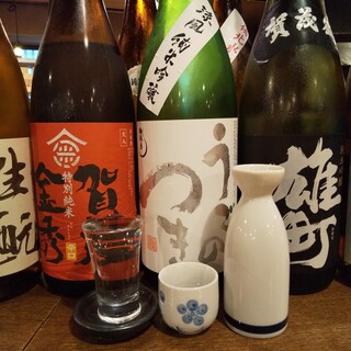 広島が誇るこだわりの地酒が充実。瀬戸内の鮮魚と共に堪能