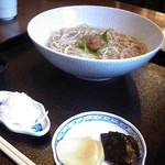 そばや玄 - ”ひやかけ梅おろし蕎麦小（８００円）"