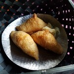 みやじまの宿 岩惣 - 夜食のいなり寿司  小ぶりの一口サイズ