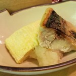 みやじまの宿 岩惣 - だし巻きたまごと塩さば 焼きたて熱々