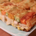 焼肉 グルマンズいとう - まるでケーキのような野菜のチヂミ