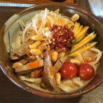 翼餃子 - ピヤシ（冷やし）坦々刀削麺