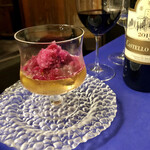 ファイ - 北海道産梅のゼリーと赤紫蘇のグラニテ